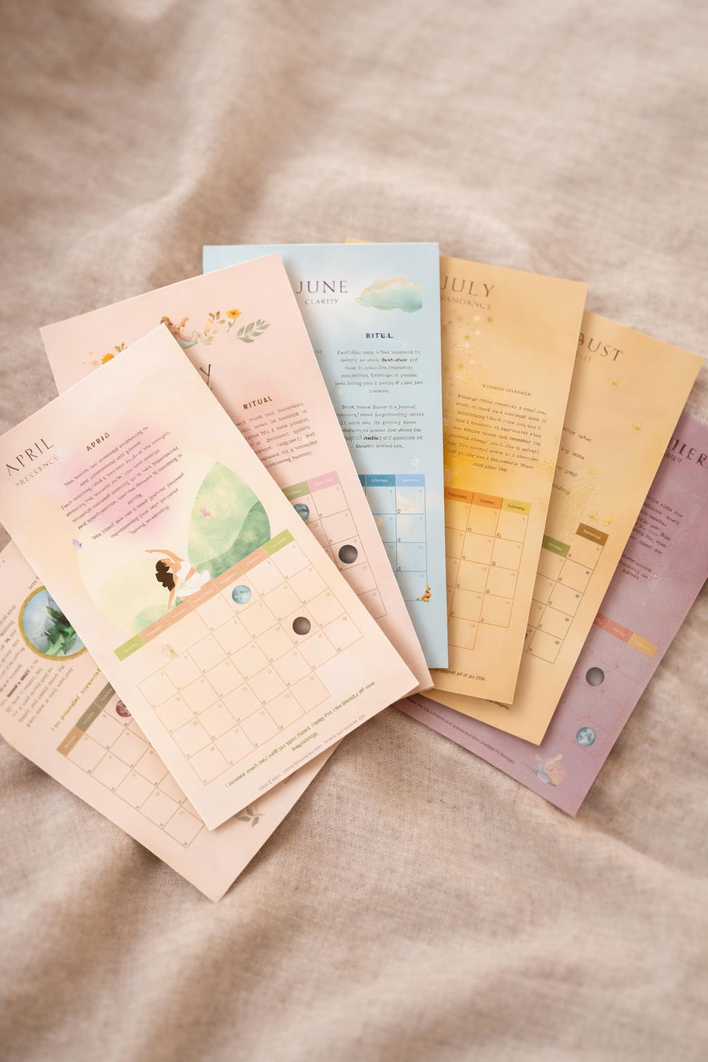 Love & Flow 2026 Mini Ritual Calendar – Digital Edition
