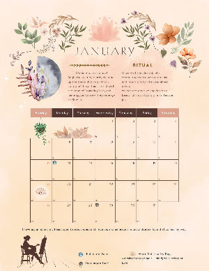 ✨ Mini Ritual Calendar 2025 ✨